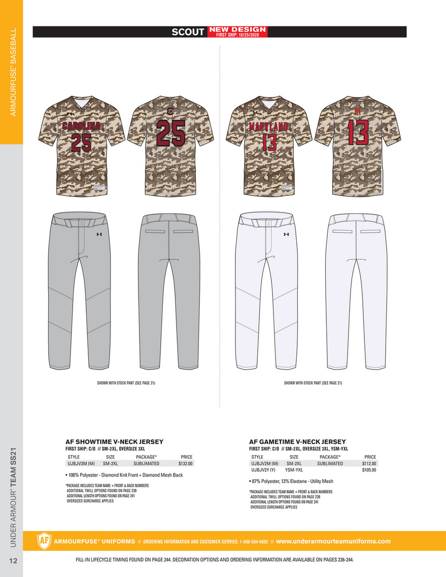 Under Armour Baseball Uniforms SS21 - Page 6-7