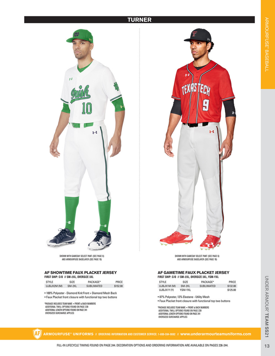 Under Armour Baseball Uniforms SS21 - Page 12-13