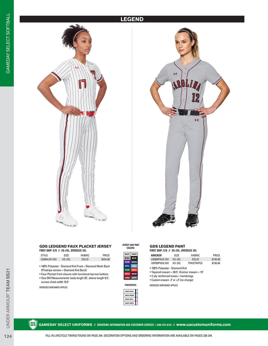 Under Armour Baseball Uniforms SS21 - Page 6-7
