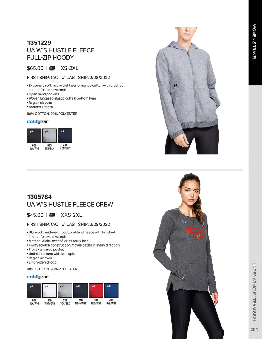 team under armour catalog