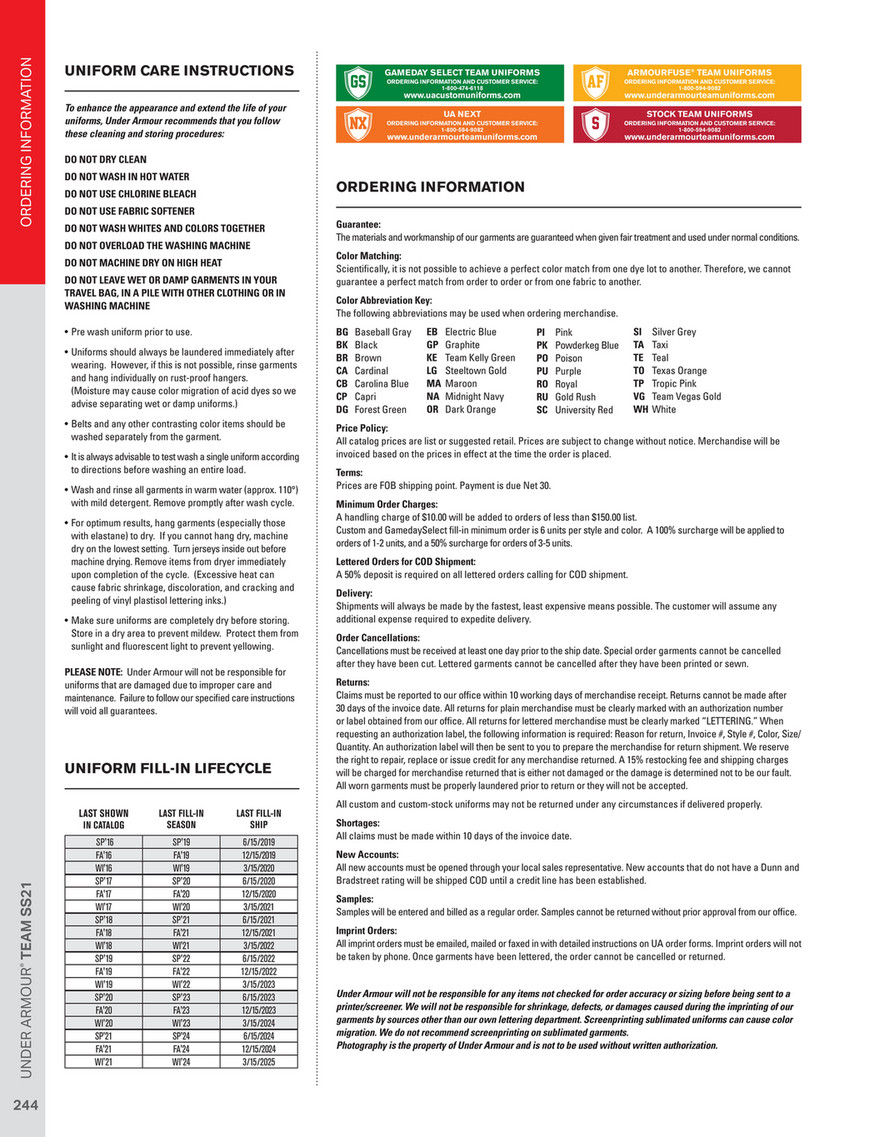 under armour spring 2019 catalog