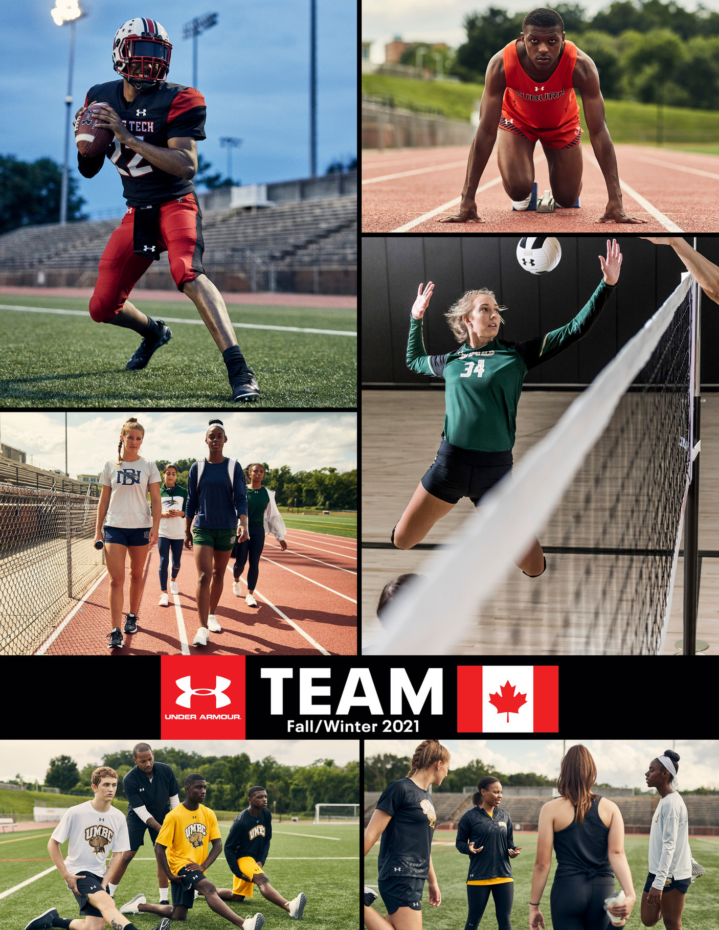 Under Armour Fall/Winter 21 Team Catalogue Page 1