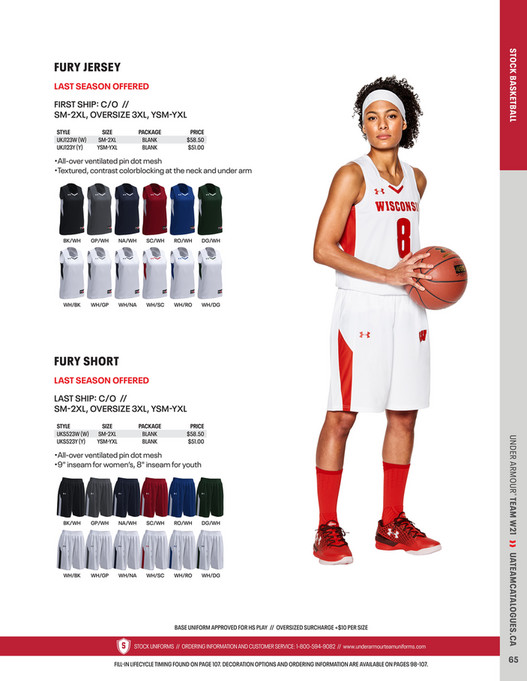Sports Group Under Armour 2021 Basketball Catalogue Page 6667