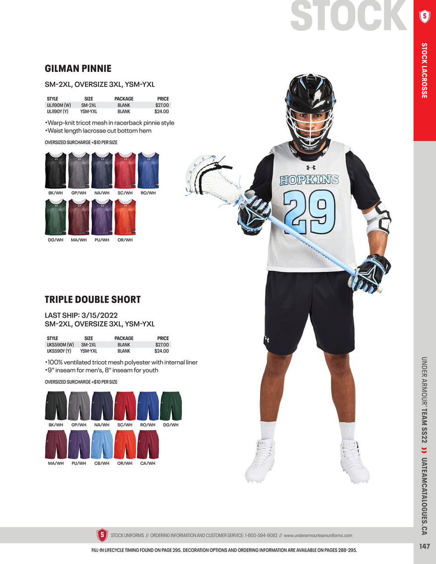ONETeam Sports Group Under Armour Spring Summer 2022 Team Catalogue Page 150 151