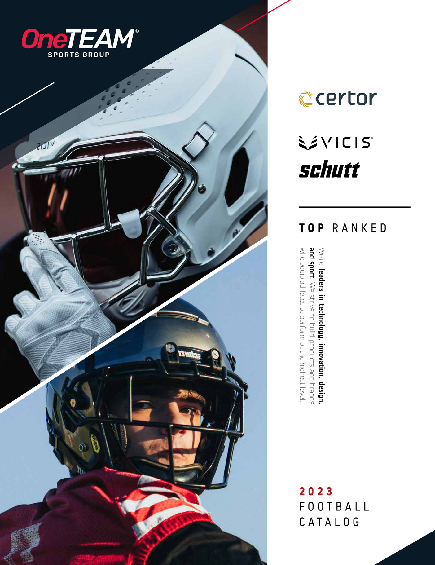 Sports Group 2023 Schutt Football Catalog Page 1