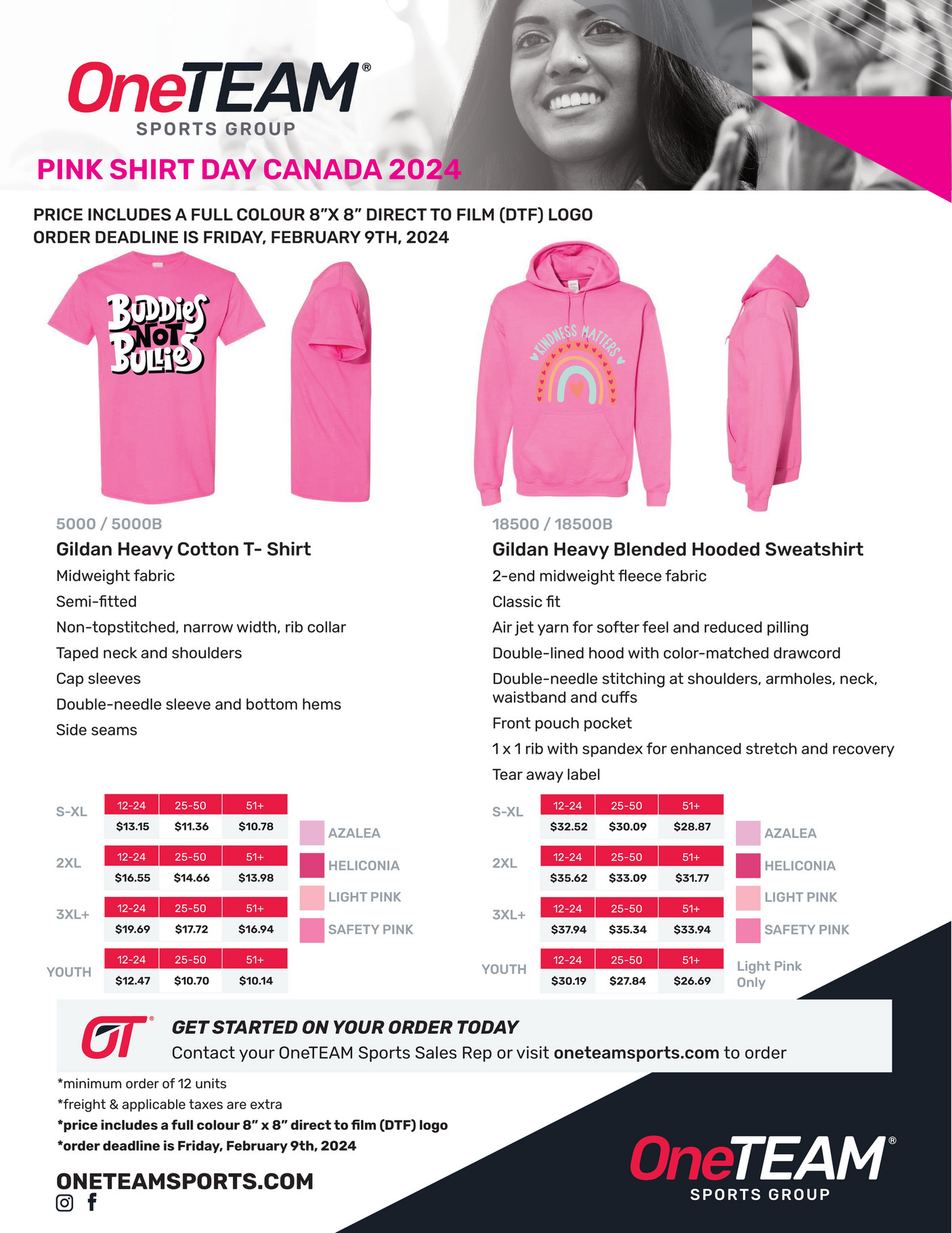 Sports Group Pink Shirt Day Canada 2024 Page 1