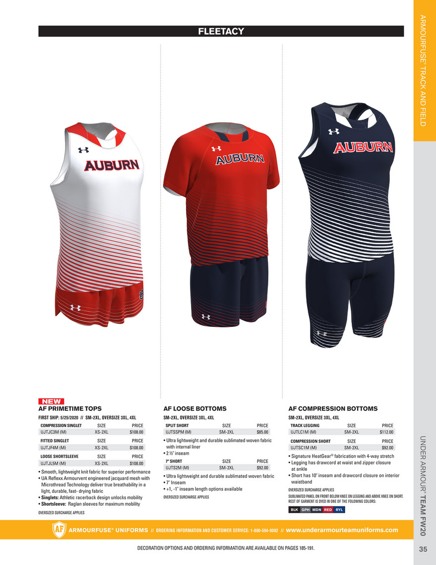 under armour team gear catalog