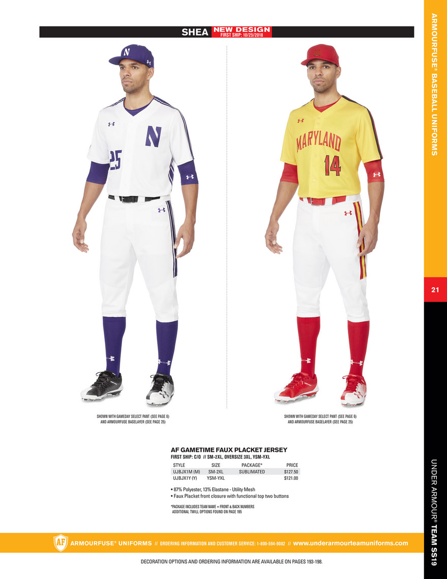 under armour baseball 2018 catalog