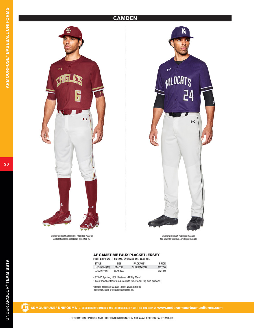 under armour baseball 2018 catalog