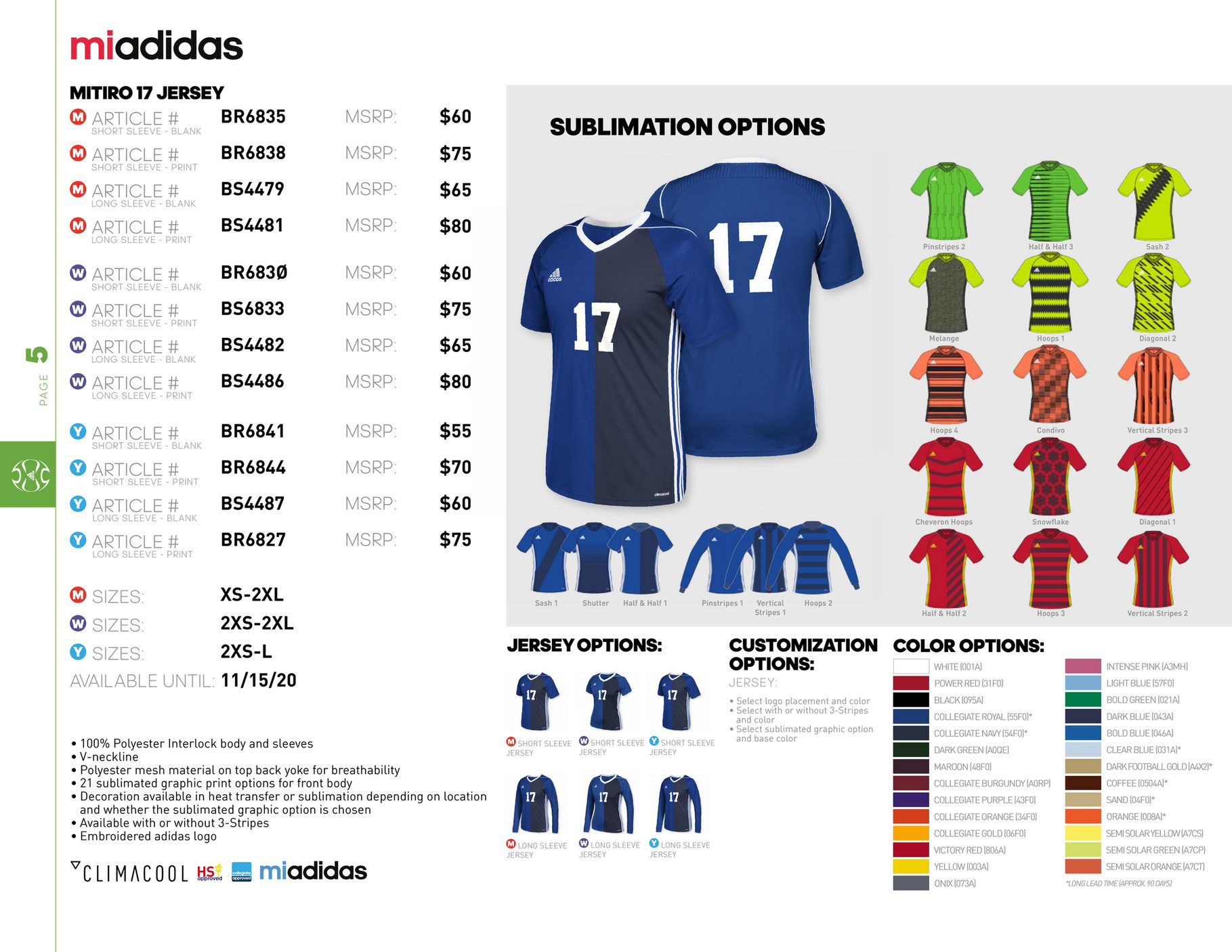 Adidas miteam soccer Clearance