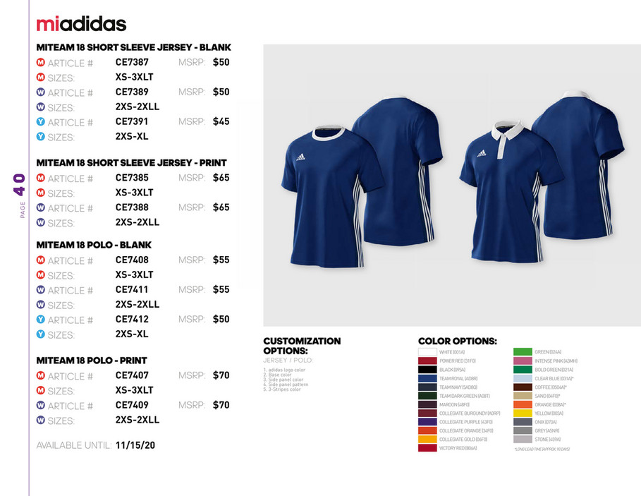 Adidas Miteam Catalogue Page 40