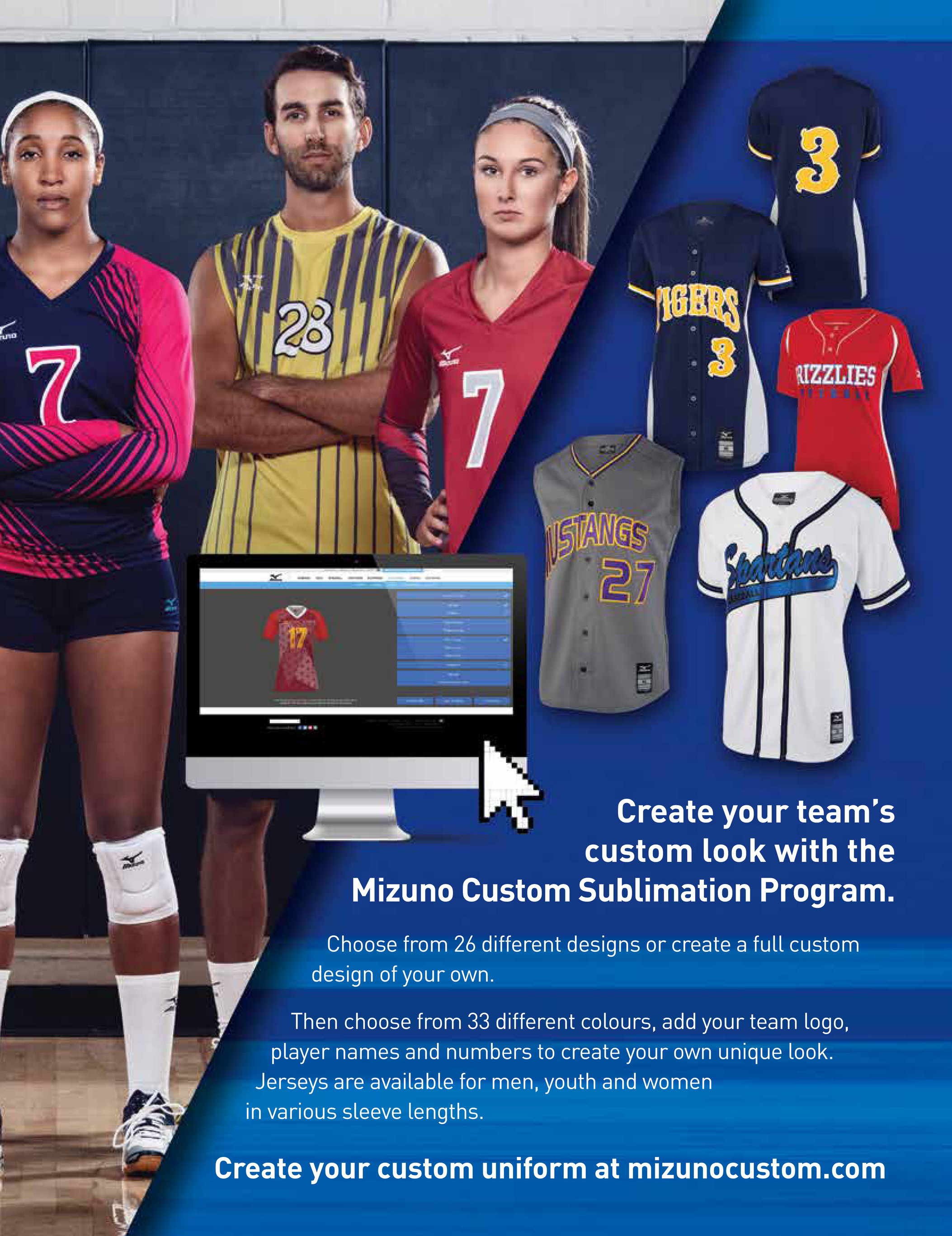 mizuno volleyball uniform packages