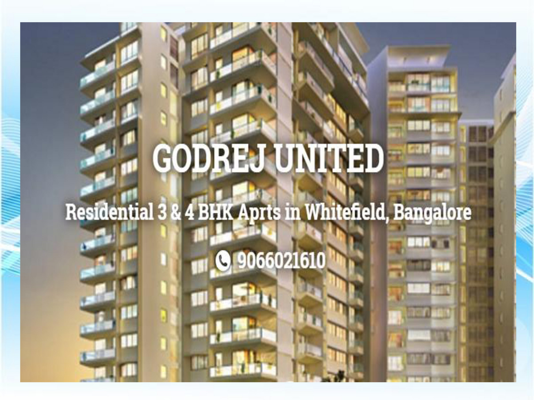 address of choice Godrej United Prelaunch Residential Project Page