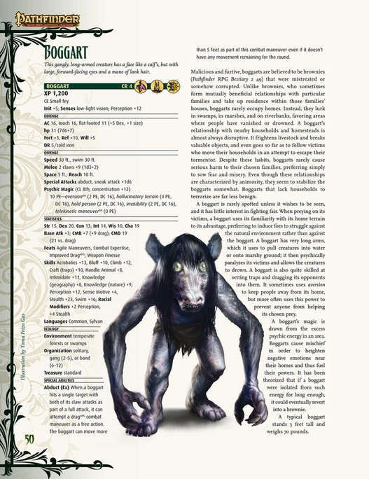 My publications - Pathfinder--Bestiary-6 - Page 50-51 - Created with ...