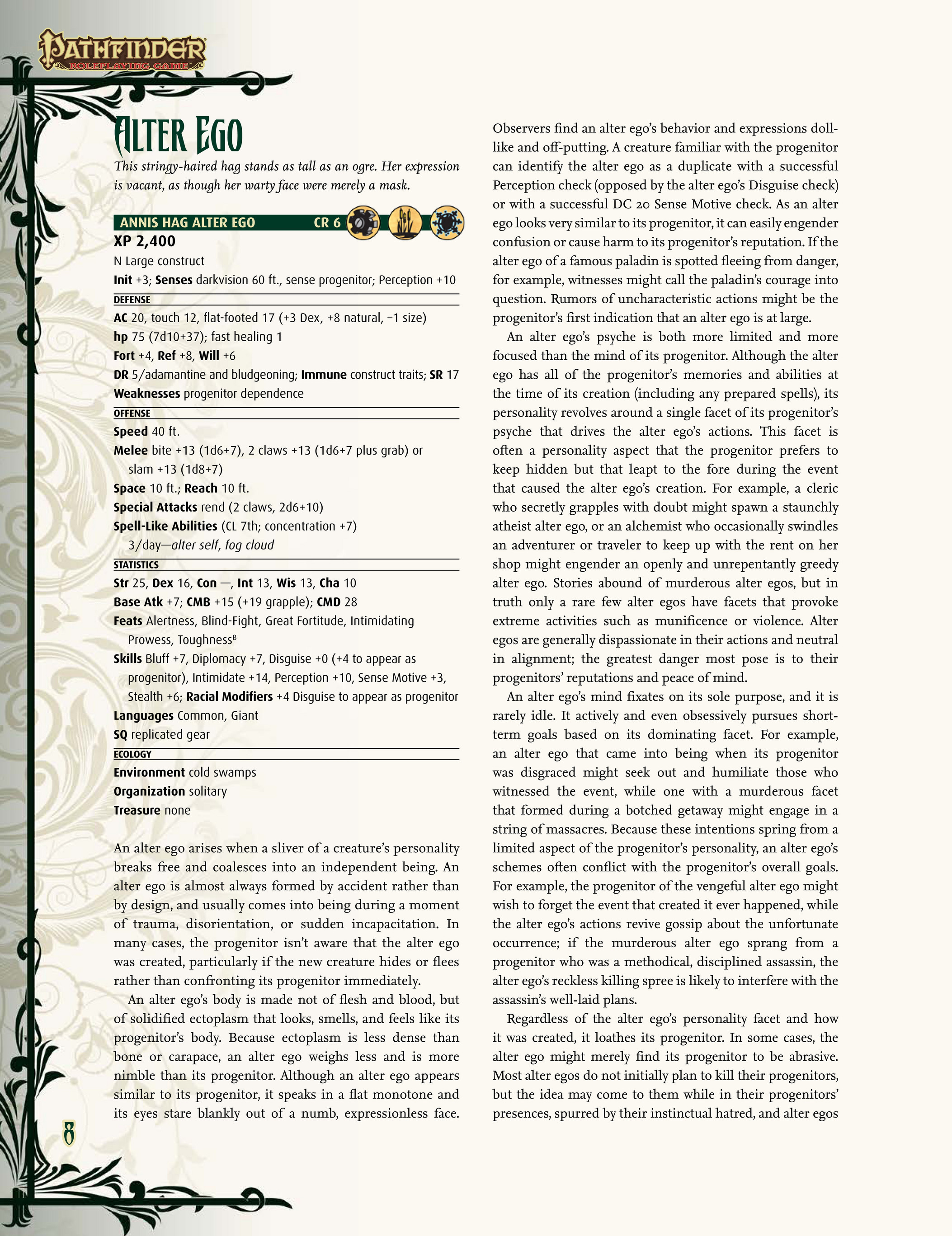 Unprecedented Monsters: A Review of Bestiary 6 for the Pathfinder RPG