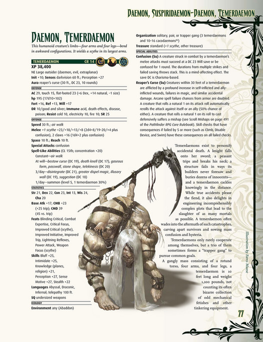 My publications - Pathfinder--Bestiary-6 - Page 78-79 - Created with ...