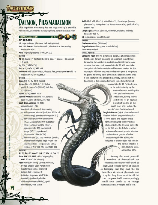 My publications - Pathfinder--Bestiary-6 - Page 74-75 - Created with ...
