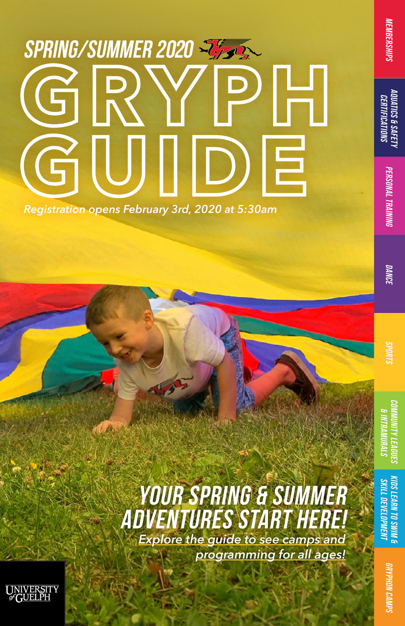 University of Guelph Guelph Gryphons Spring/Summer 2020 Gryph Guide