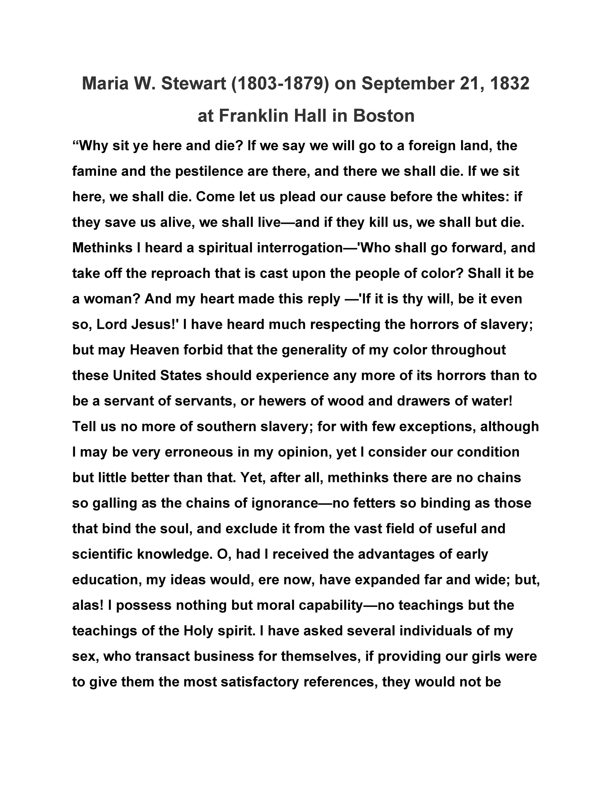 春夏新作 Stewart Maria - Timeline Justice Social Boston Speech Page - 洋書
