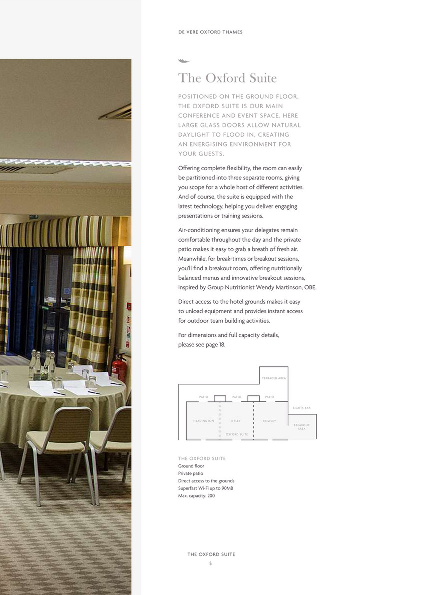 De Vere De Vere Oxford Thames Conference Brochure Page 4 5
