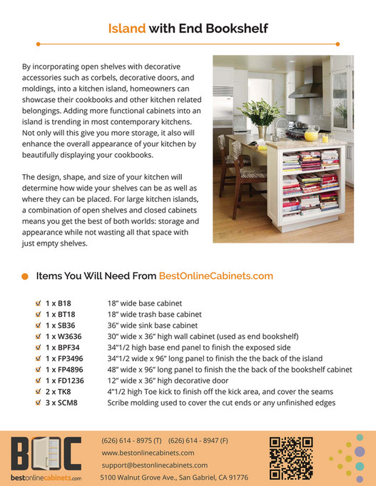 Design Idea Island with Bookshelf Page 1 Created with