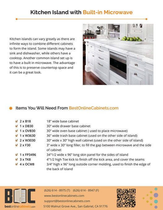 Design Idea Island with Microwave Page 1 Created with