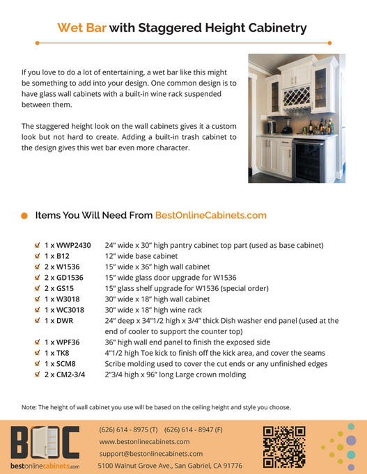 Design Idea Wet Bar with Staggered Height Page 1 Created