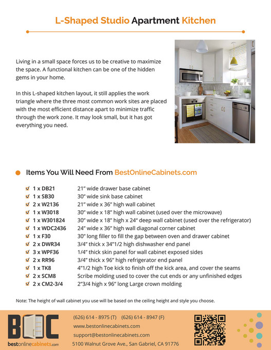 Design Idea Studio kitchen L Shaped Page 1