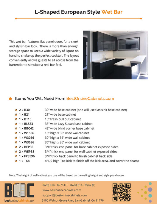 Design Idea European Style Wet Bar UShaped Page 1 Created with