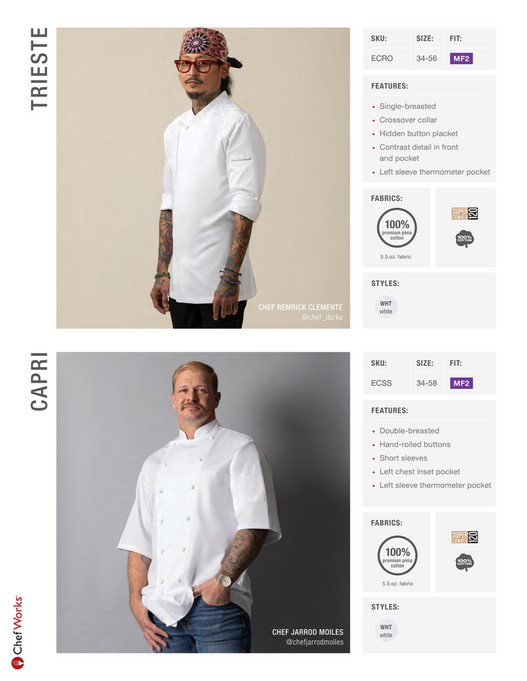 Chef Works - Chef Works Catalog 2024 - Page 14-15 - Created with ...