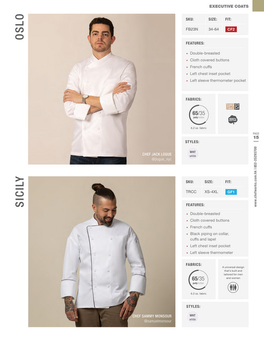 Chef Works - Chef Works Catalog 2024 - Page 14-15 - Created with ...