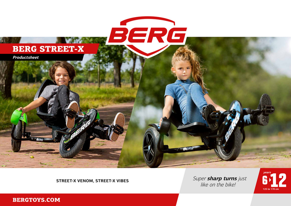 BERG Pedal Go-Kart Street-X Vibes 