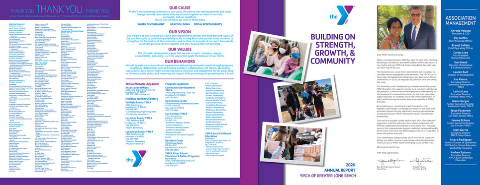 Ymca Of Greater Long Beach 2020 Anrep 4panel Nc Page 1 Created