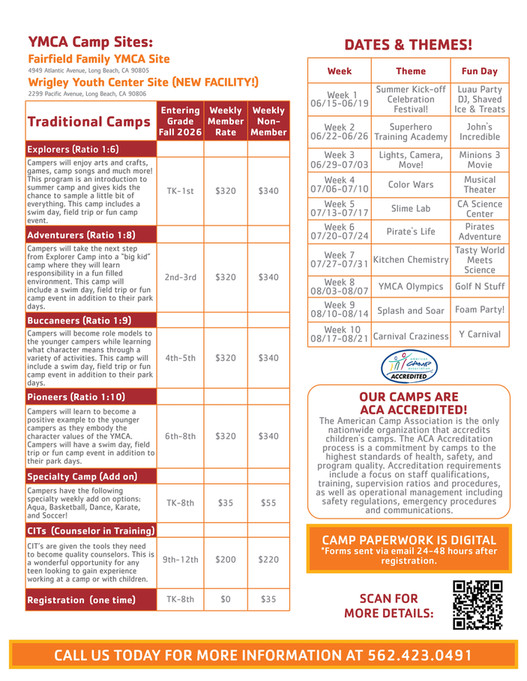 YMCA of Greater Long Beach - 2026 FF_SDC_Brochure - Page 1 - Created ...