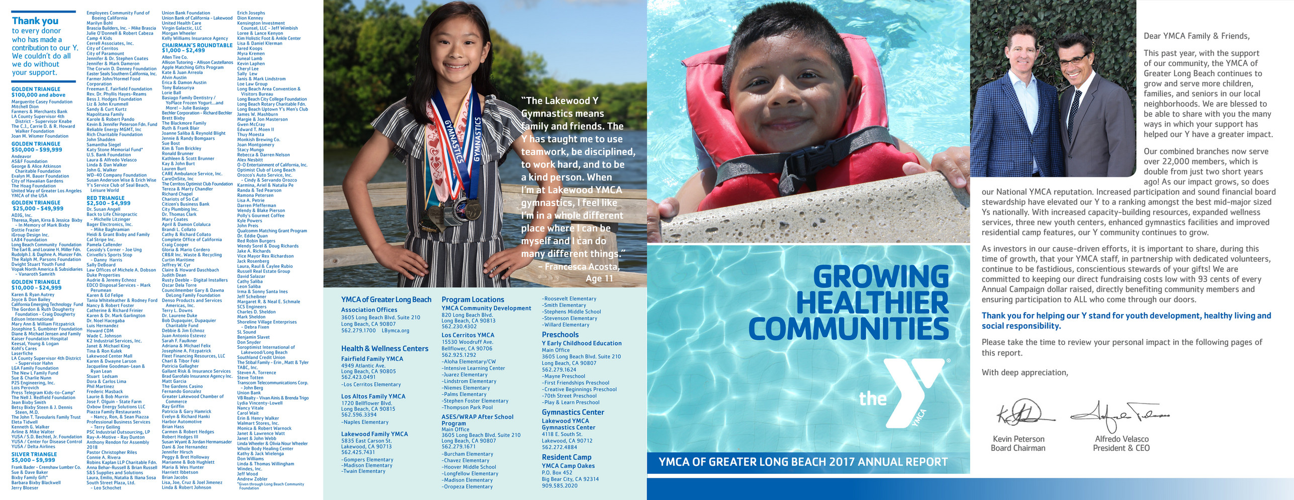 Ymca Of Greater Long Beach 2017 Annual Report Web Page 1 Created