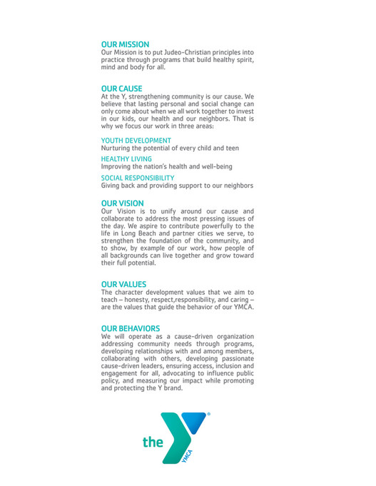 YMCA of Greater Long Beach - 2016_Annual Report - Page 1 - Created with ...
