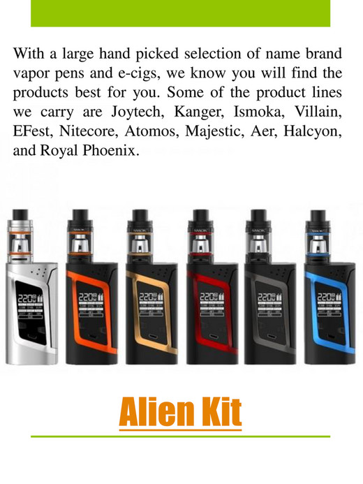 Alien Vape - Smok Alien 220w - Page 1 - Created with Publitas.com