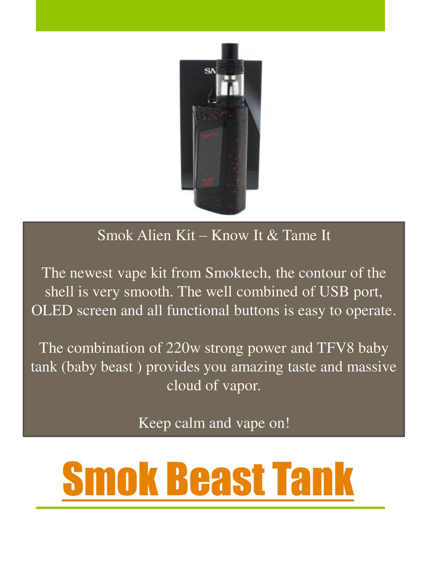 juul pod serial number Smok ALIEN KIT 220W box KIT E-Cigarette
