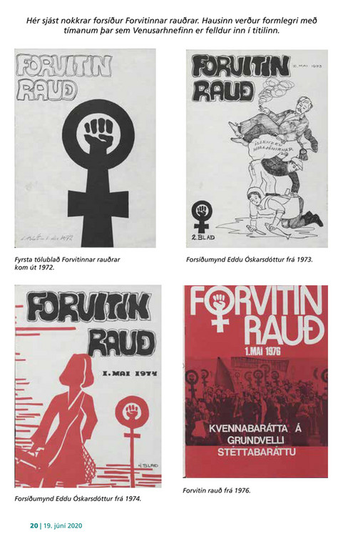 Kvenréttindafélag Íslands - 19. júní 2020 - Page 20-21 - Created with ...