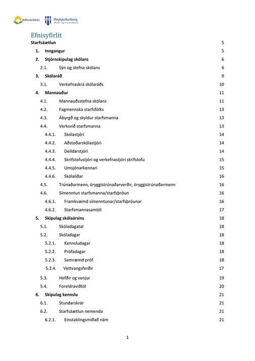 Norðlingaskoli - Starfsáætlun 2024-2025 - Page 1 - Created with ...