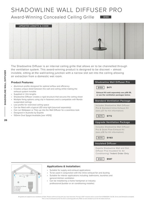 Newtech Bathroomware - Electrical Wholesalers Brochure_2025 - Page 24-25