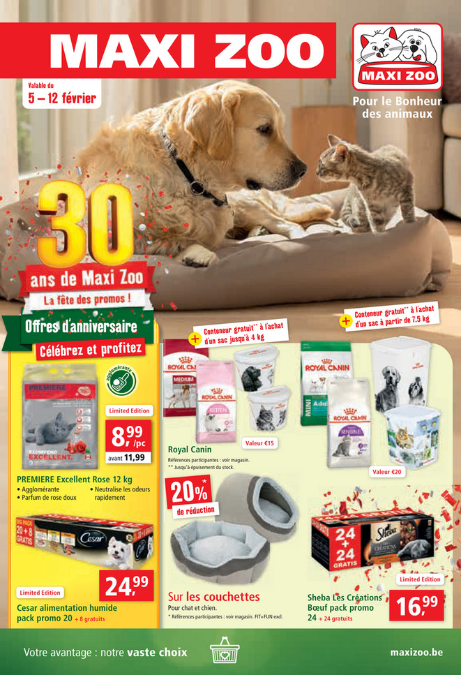 Folder Maxi Zoo Promotions de la semaine 06a