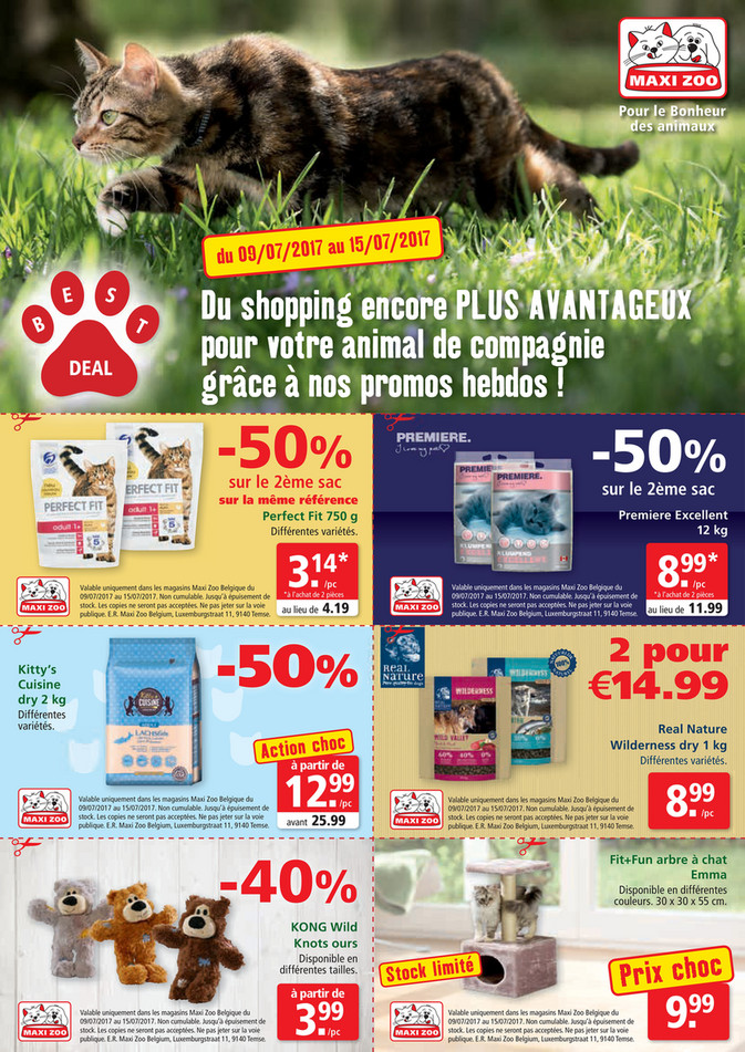 Folder Maxi Zoo du 09/07/2017 au 15/07/2017 - Maxi Zoo Bestdeal juli W2 FR web.pdf