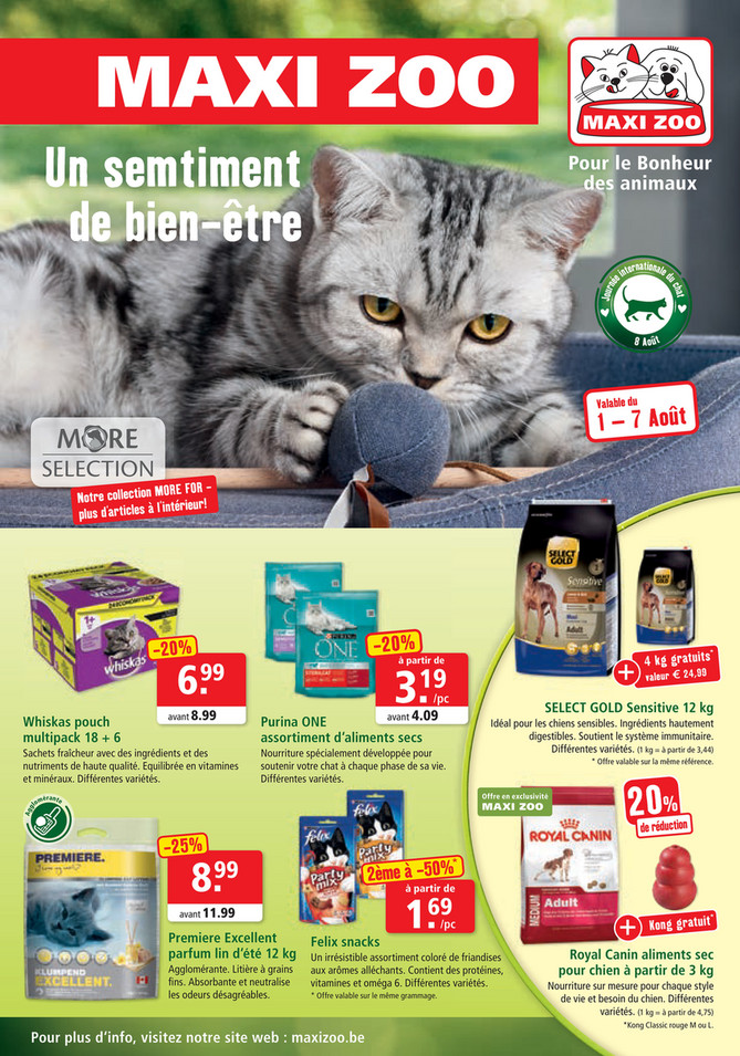 Folder Maxi Zoo Promotions de la semaine