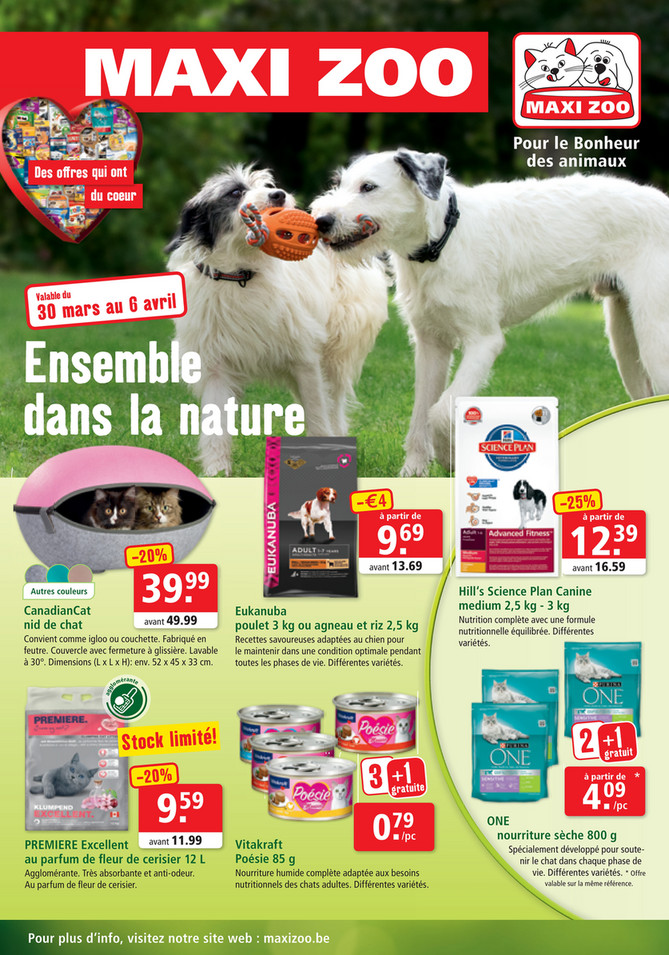 Folder Maxi Zoo Promotions de la semaine 14