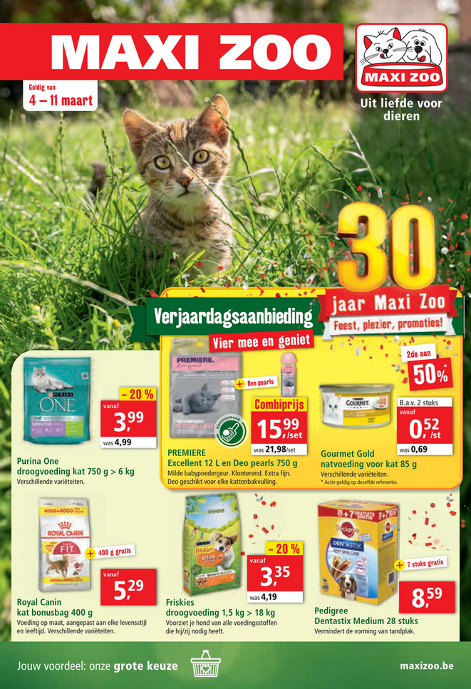 Maxi Zoo folder van 04/03/2020 tot 11/03/2020 - Weekpromoties 10