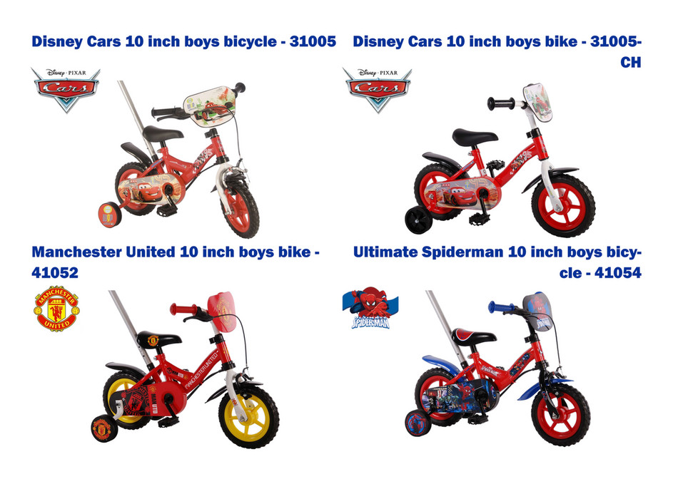 spiderman 10 inch bike