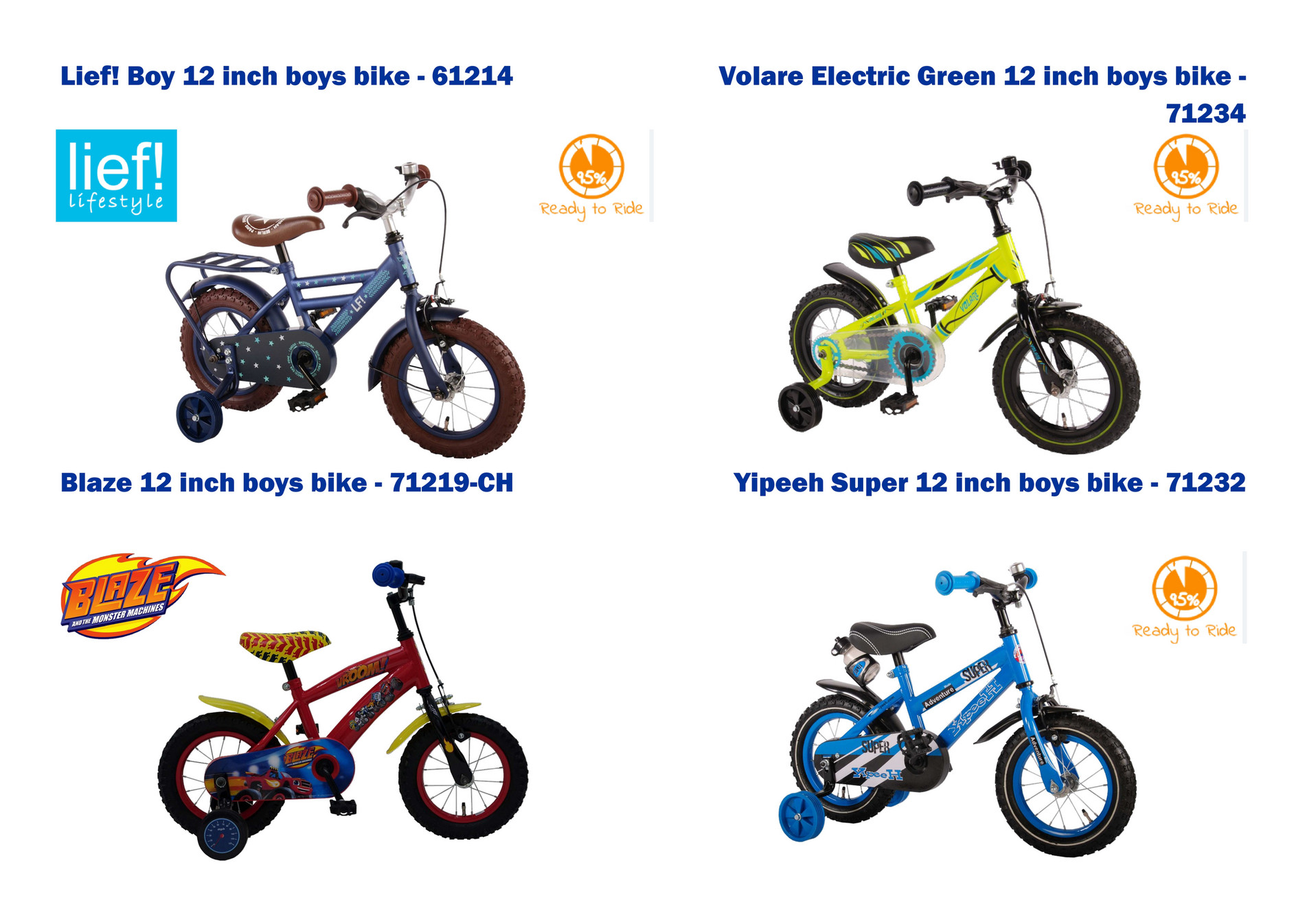 blaze and the monster machines bike 16 inch