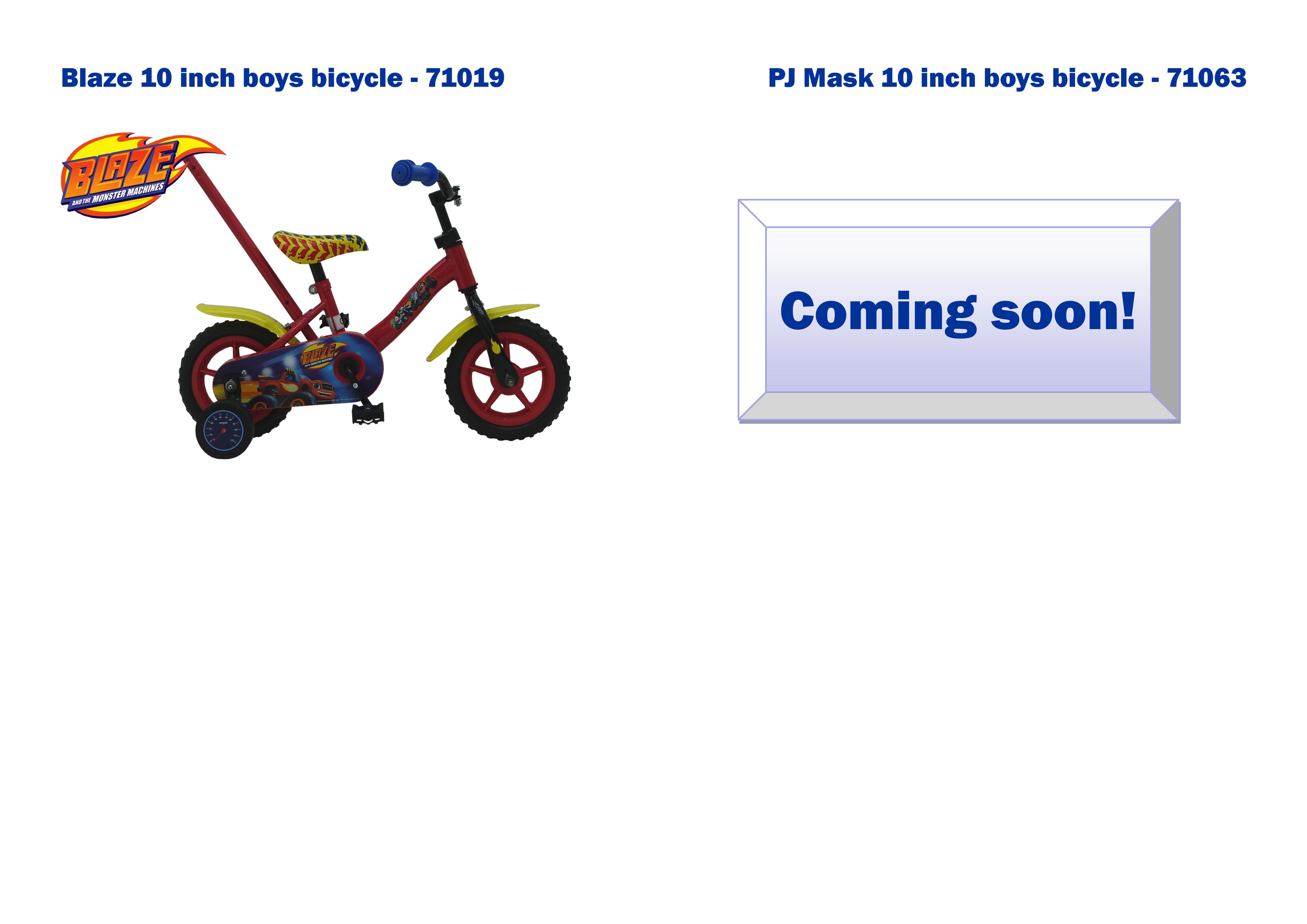 blaze and the monster machines bike 16 inch