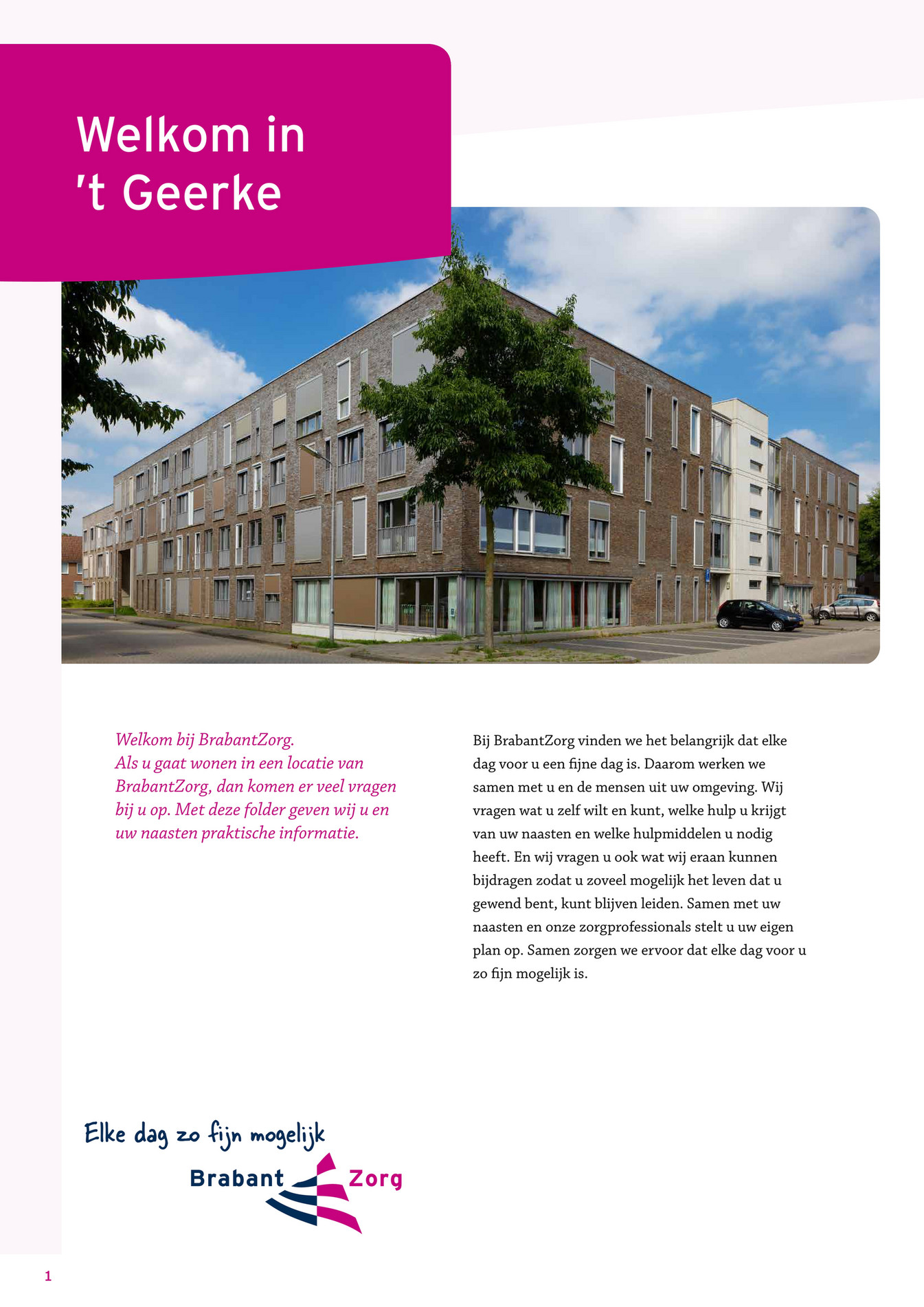 BrabantZorg - Locatiefolder 't Geerke - Pagina 1 - Created With ...